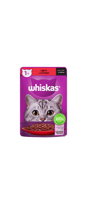 WHİSKAS POUCH SIĞIR ETLİ 100 GR